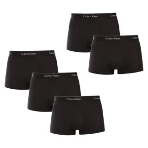 5PACK pánské boxerky Calvin Klein černé (NB4393-TM6) XL