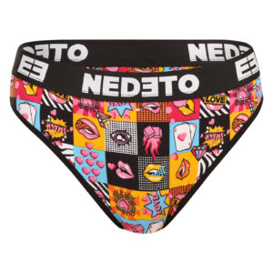 Dámské kalhotky Nedeto vícebarevné (1NLVL3) XL