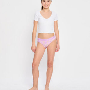Dívčí menstruační kalhotky Modibodi Teen Hipster Bikini Super Bubblegum Purple (DMKMTHBSBP) 8-10 let