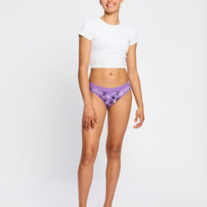 Dívčí menstruační kalhotky Modibodi Teen Hipster Bikini Super Wicked Web Purple (DMKMTHBSWWP) 8-10 let