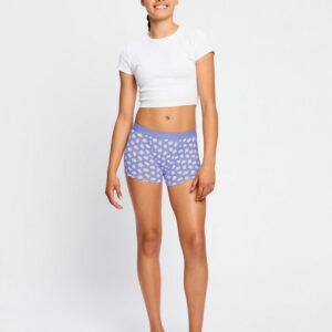 Dívčí menstruační kalhotky Modibodi Teen Hipster Boyshort Moderate Giggly Ghost Blue (DMKMTHBMGGB) 16-18 let