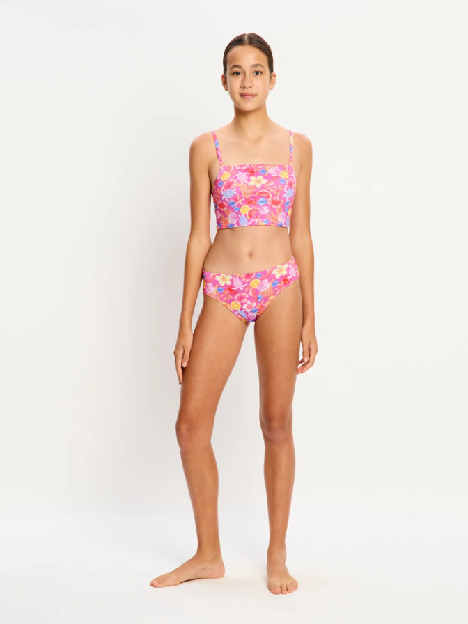Dívčí menstruační plavky Modibodi Dream Teen Swimwear Bikini Brief Light Tropicana Crush spodní díl (DMPMDTSBBLTCSD) 12-14 let