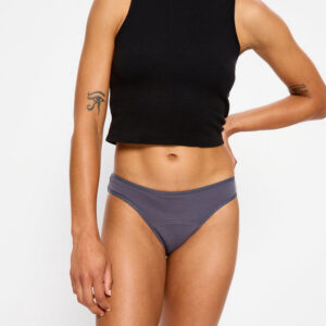 Menstruační kalhotky Modibodi Basic Brazilian Moderate-Heavy Steel (MKMBBMHS) XL