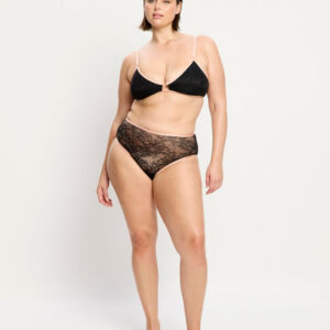Menstruační kalhotky Modibodi Bliss Hi Waist Brief Moderate Jet Black (MKMBHWBMJB) XXL