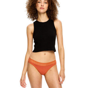 Menstruační kalhotky Modibodi Sensual Bikini Light Burnt Brick (MKMSBLBB) XXL