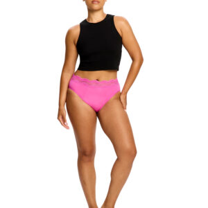 Menstruační kalhotky Modibodi Sensual Hi Waist Bikini Super Electric Fuchsia (MKMSEF) S