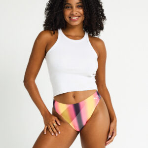 Menstruační kalhotky PUMA & Modibodi Seamfree Active Hi-Leg Cheeky Moderate-Heavy Sunset Glow Yellow (MODI4094SGY) XS