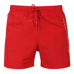 Pánské plavky Tommy Hilfiger červené (UM0UM03748 XLD) XL