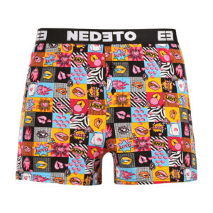 Pánské trenky Nedeto vícebarevné (1NGVL03) 3XL