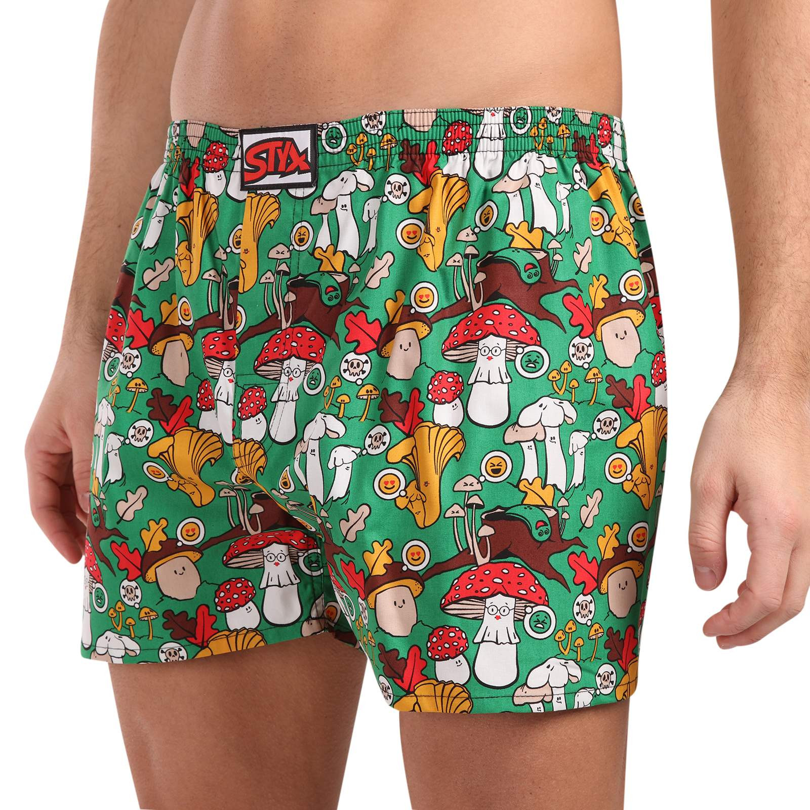 Pánské trenky Styx art klasická guma nadrozměr houby (E1858) 3XL