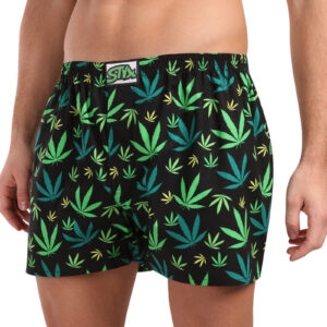 Pánské trenky Styx art klasická guma nadrozměr tráva (E1859) 3XL