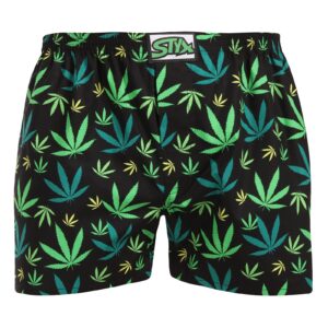 Pánské trenky Styx art klasická guma tráva (A1859) XL