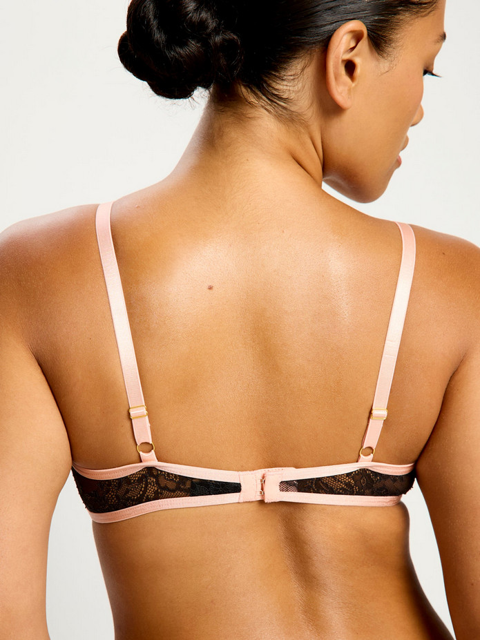 Podprsenka Modibodi Bliss Bralette Jet Black (PMBBJB) XXL - Obrázek 2