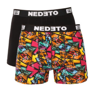2PACK pánské boxerky Nedeto vícebarevné (2NBV2)