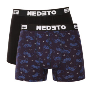 2PACK pánské boxerky Nedeto vícebarevné (2NBV7)