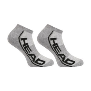 2PACK ponožky HEAD nízké šedé (791018001 008) M