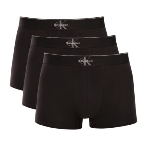 3PACK pánské boxerky Calvin Klein černé (NB4472-UB1) 4XL