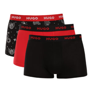 3PACK pánské boxerky HUGO vícebarevné (50532550 980) L