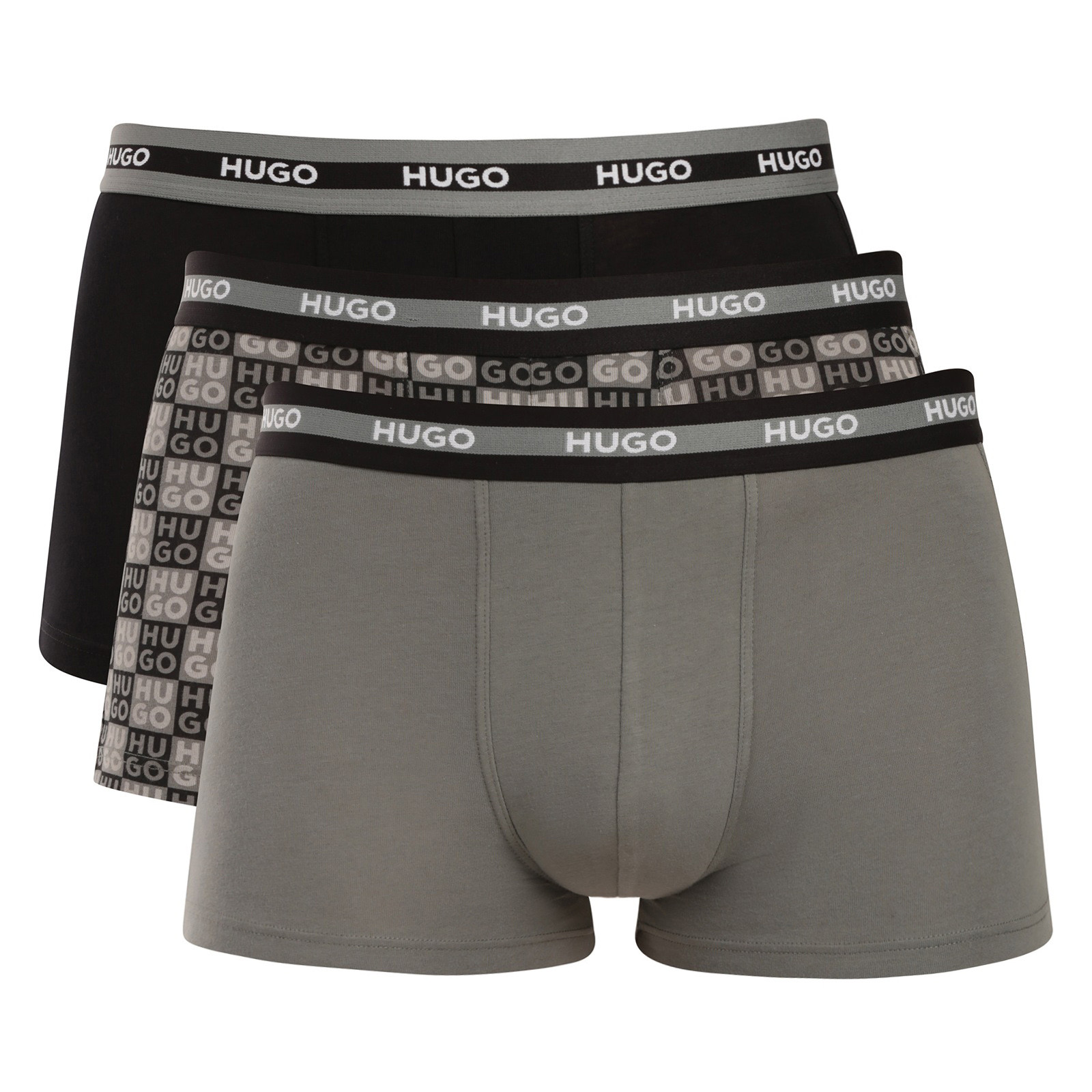 3PACK pánské boxerky HUGO vícebarevné (50545668 996) L