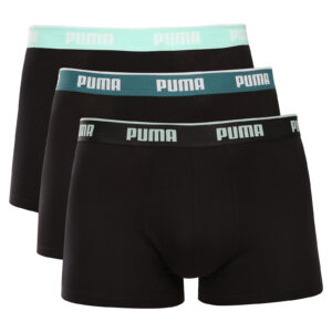 3PACK pánské boxerky Puma černé (701234187 009) L