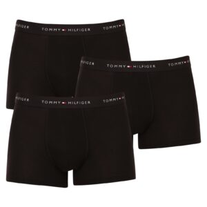 3PACK pánské boxerky Tommy Hilfiger černé (UM0UM02763 0SK)
