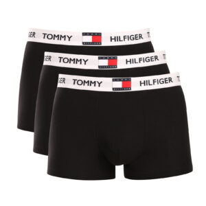 3PACK pánské boxerky Tommy Hilfiger černé (UM0UM03835 0R8) L