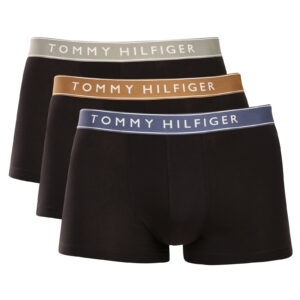 3PACK pánské boxerky Tommy Hilfiger černé (UM0UM03881 06I) L