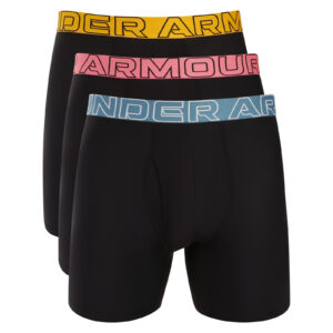 3PACK pánské boxerky Under Armour černé (1383878 006) S
