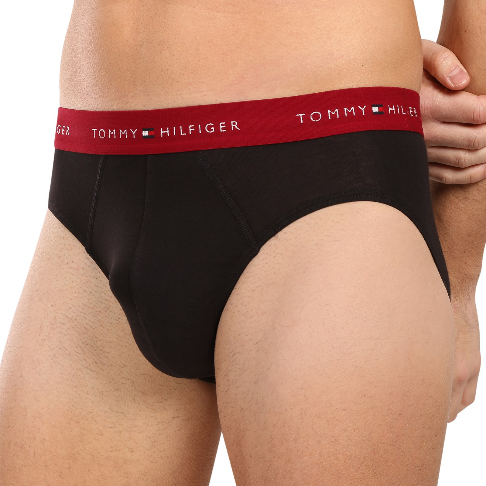 3PACK pánské slipy Tommy Hilfiger černé (UM0UM03876 0SW) M - Obrázek 2