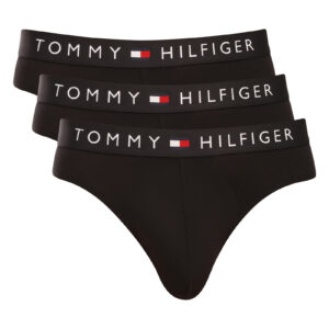 3PACK pánské slipy Tommy Hilfiger černé (UM0UM03905 0R8) M