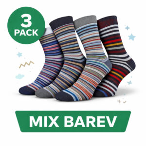 3PACK ponožky Gianvaglia vysoké vícebarevné (SK-208-mix) 39/42
