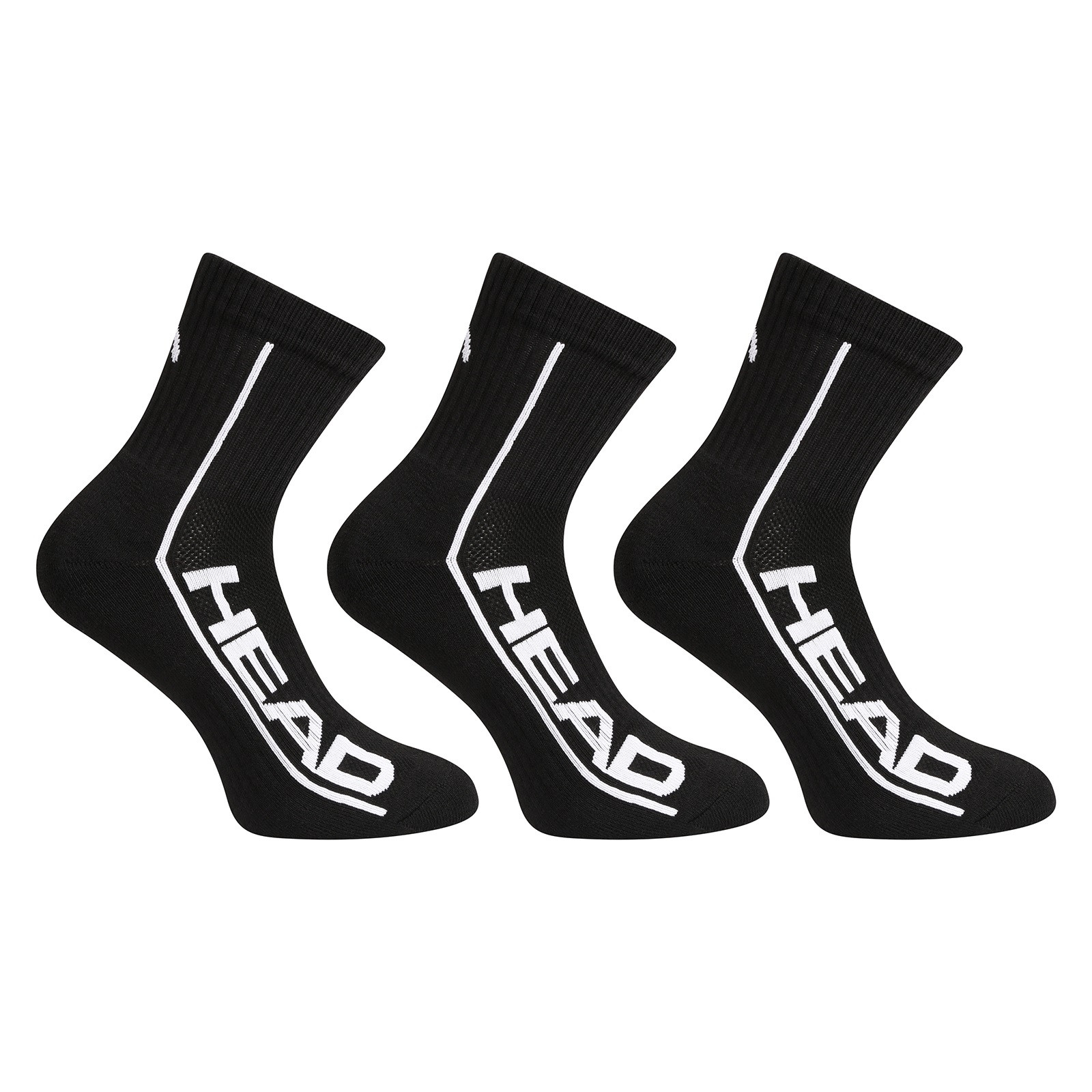 3PACK ponožky HEAD černé (791010001 005) S