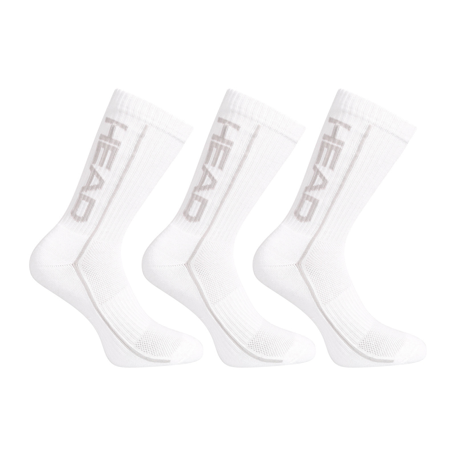 3PACK ponožky HEAD vysoké bílé (791011001 006) M