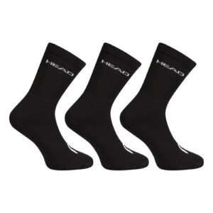 3PACK ponožky HEAD vysoké černé (701213456 200) S