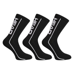 3PACK ponožky HEAD vysoké černé (791011001 005) S