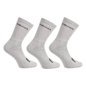 3PACK ponožky HEAD vysoké šedé (701213456 400) S