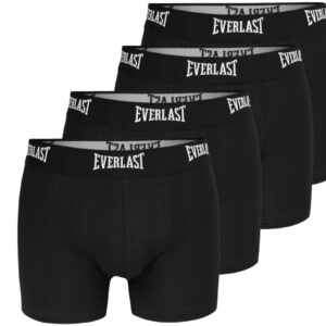 4PACK pánské boxerky Everlast černé (BM004-01) XL