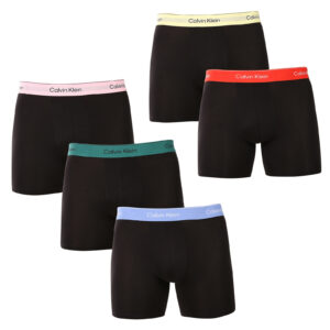 5PACK pánské boxerky Calvin Klein černé (NB4231-VSU)