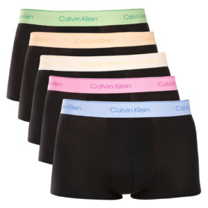 5PACK pánské boxerky Calvin Klein černé (NB4550-4X4)
