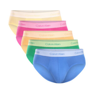 5PACK pánské slipy Calvin Klein vícebarevné (NB4549-4WI) S
