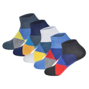 5PACK ponožky Gianvaglia nízké vícebarevné (SK-507) 35/40