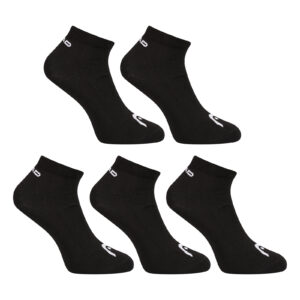 5PACK ponožky HEAD nízké černé (781501001 200) M