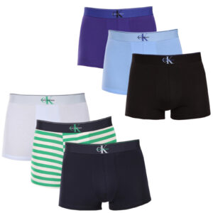 6PACK pánské boxerky Calvin Klein vícebarevné (NB4472-4SDTI8) XXL