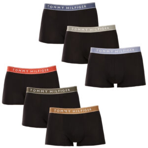 6PACK pánské boxerky Tommy Hilfiger černé (UM0UM03881 0UC06I) L
