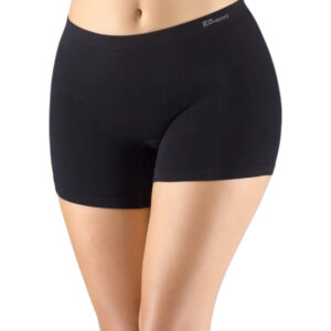 Dámské boxerky Gina bezešvé bambusové černé (03018-MxC)