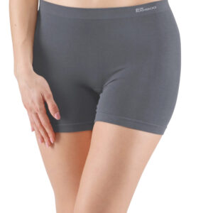 Dámské boxerky Gina bezešvé bambusové šedé (03018-DxG)