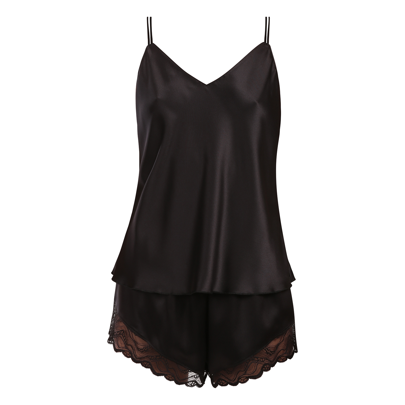 Dámské pyžamo Calvin Klein černé (QS7577-UB1) XL