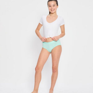 Dívčí menstruační kalhotky Modibodi Teen Hipster Boyleg Moderate Spearmint (DMKMTHBMS)
