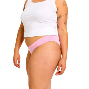 Menstruační kalhotky Modibodi Basic Cheeky Bikini Moderate-Heavy Candy (MKMBCBMHC) S