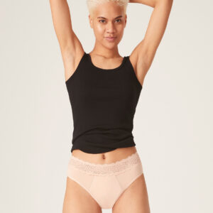 Menstruační kalhotky Modibodi Sensual Hi-Waist Bikini Maxi Beige (MODI4042B) XS